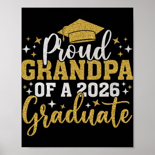 Poster Papi Senior 2026 Fier Papi D'un Diplômé 2026 (Devant)