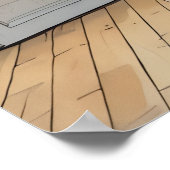 Poster Papier à coquelicot Cute Husky, Papier d'affiche d (Coin)