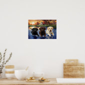 Poster Papier à puce Labrador Retriever (Cuisine)