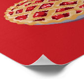 Poster Papier à tarte cerise (Coin)