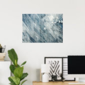 Poster Papier aquarelle. (Bureau à domicile)