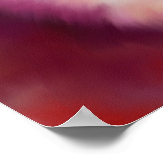 Poster Papier blanc Perse (Coin)