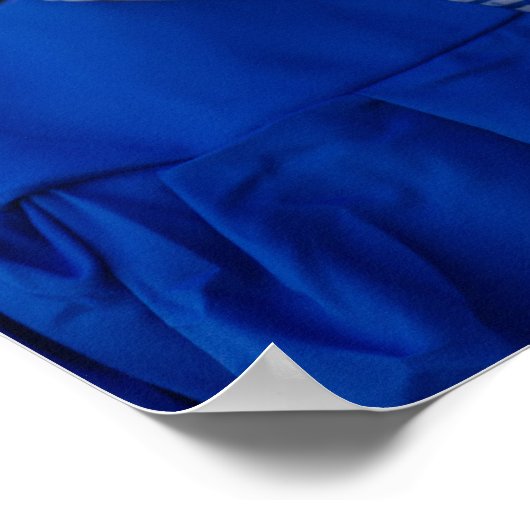 Poster papier bleu 18" x 24" (Coin)