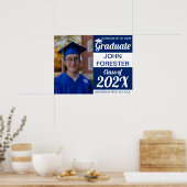 Poster papier bleu 18" x 24" (Cuisine)