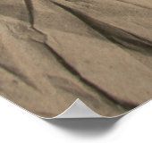 Poster Papier brut : texture recyclé (Coin)