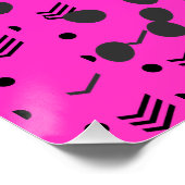 Poster Papier Carré optique Cube équilibré (Coin)