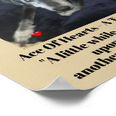 Poster Papier d'affiche commémoratif de la typographie de (Coin)