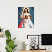 Poster Papier d'affiche de Jésus et Vierge Marie (Bureau à domicile)