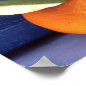 Poster Papier d'affiche de valeur de deux oranges (Matte) (Coin)