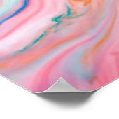 Poster papier d'affiche de valeur en marbre de couleur (M (Coin)