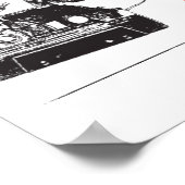 Poster Papier d'affiche de valeur (Matte) (Coin)