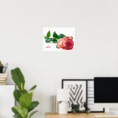 Poster Papier d'affiche de valeur rose (amour) (mat) (Bureau à domicile)