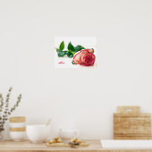 Poster Papier d'affiche de valeur rose (amour) (mat) (Cuisine)