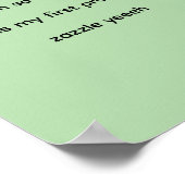 Poster Papier d'affiche heureux (Coin)
