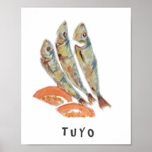 Papier d'affiche philippin/philippin Tuyo