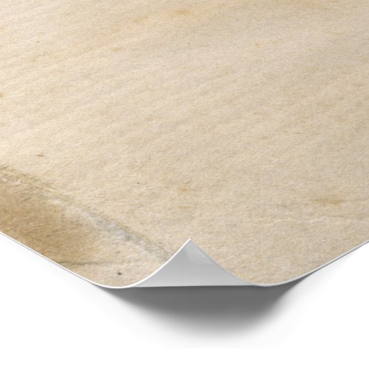 Poster Papier d'antiquité super rustique (Coin)