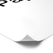 Poster papier d'archives personnalisé de 24 po x 3 (Coin)