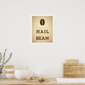Poster Papier d'archives - Tous Hail The Bean Art Print (Cuisine)