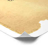 Poster Papier d'Arrière - plan d'antiquité personnalisé (Coin)