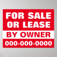 Poster papier de 18 po x 24 po à vendre ou à louer