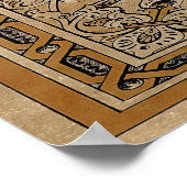 Poster Papier de nouage ancien tombé (Coin)