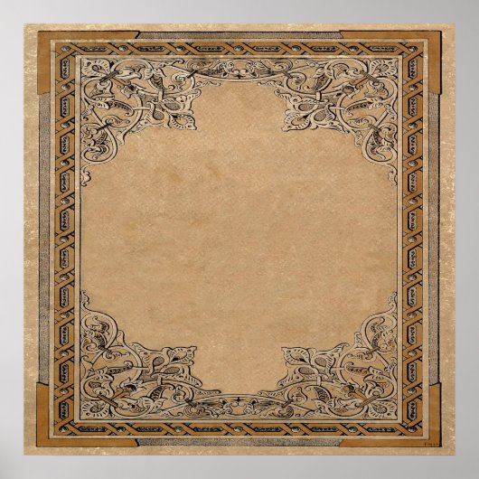 Poster Papier de nouage ancien tombé (Devant)