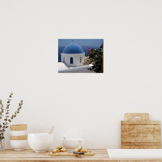 Poster Papier de Santorin (Matte) (Cuisine)