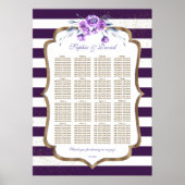 Poster Papier de siège pour violet Violet d'or Eustoma (Devant)