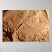 Poster Papier d'emballage Recyclé. Texture. (Devant)