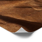 Poster Papier d'emballage Recyclé. Texture. (Coin)