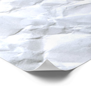 Poster Papier écroulé