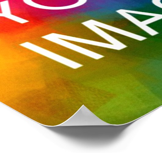 Poster Papier épais de luxe Créez votre propre photo (Coin)