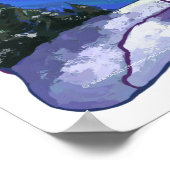 Poster Papier Husky (Coin)