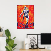 Poster papier (Matte) - Muay Thai (Thuiskantoor)