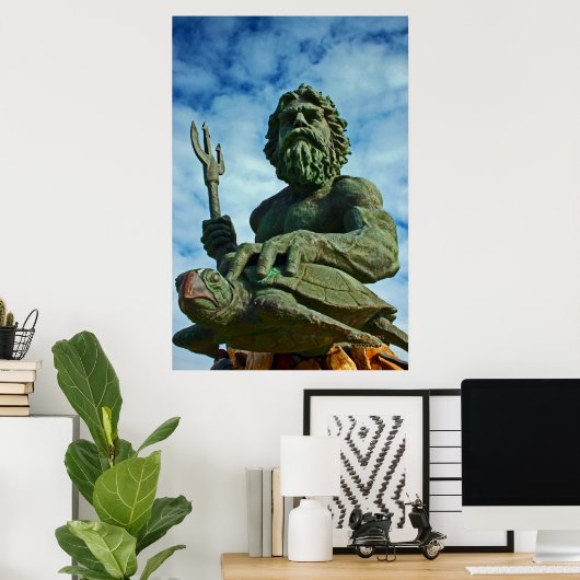 Poster Papier Neptune (Bureau à domicile)