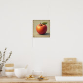 Poster Papier pâtissier rectarine (Cuisine)