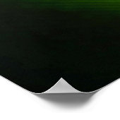 Poster Papier peint 3D vert (Coin)