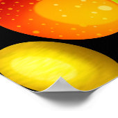 Poster Papier peint à fleurs (Coin)