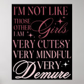 Poster Papier peint à ruban girly mignon (Devant)