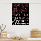 Poster Papier peint à ruban girly mignon (Cuisine)