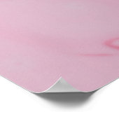 Poster Papier peint abstrait rose (Coin)