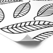 Poster Papier peint arrière - plan feuille feuille (Coin)