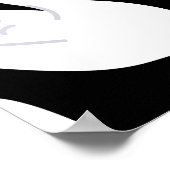 Poster Papier peint blanc Swans Lake (Coin)