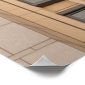 Poster Papier peint Brown (Coin)