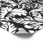 Poster Papier peint classique brocart en dentelle de Dama (Coin)