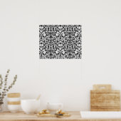 Poster Papier peint classique brocart en dentelle de Dama (Cuisine)