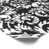 Poster Papier peint classique brocart en dentelle de Dama (Coin)