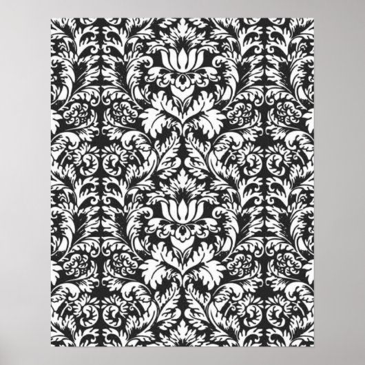 Poster Papier peint classique brocart en dentelle de Dama (Devant)