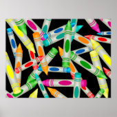 Poster Papier peint Crayon (Devant)