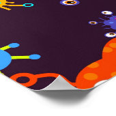 Poster Papier peint de bactéries (Coin)